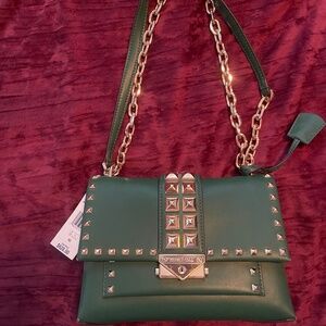 Green Michael Kors Purse